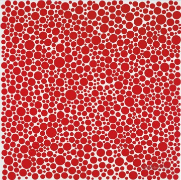 Yayoi Kusama Painting - Red Dots Yayoi Kusama Pop art minimalism feminist